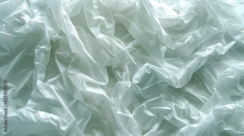 a background pattern made of white plastic bags