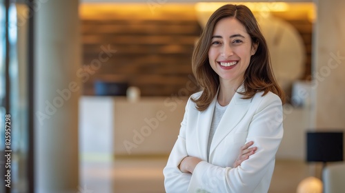 corporate business portrait of a woman photo