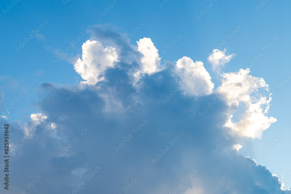 Landscape blue sky with clouds background in summer Landscape blue sky with clouds background in summer
