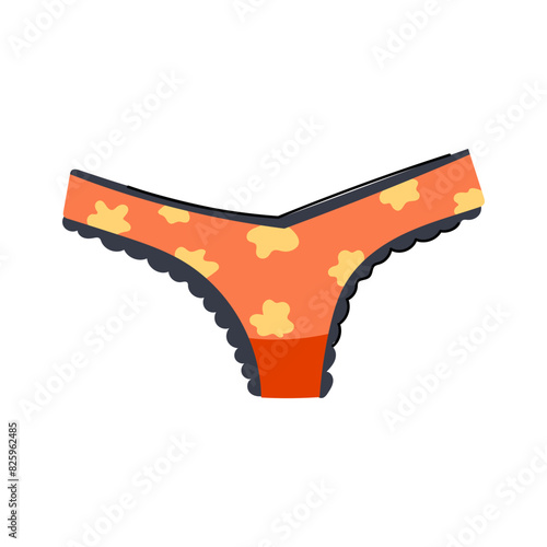 underwear woman panties cartoon. girl figure, beauty perfect, health diet underwear woman panties sign. isolated symbol vector illustration