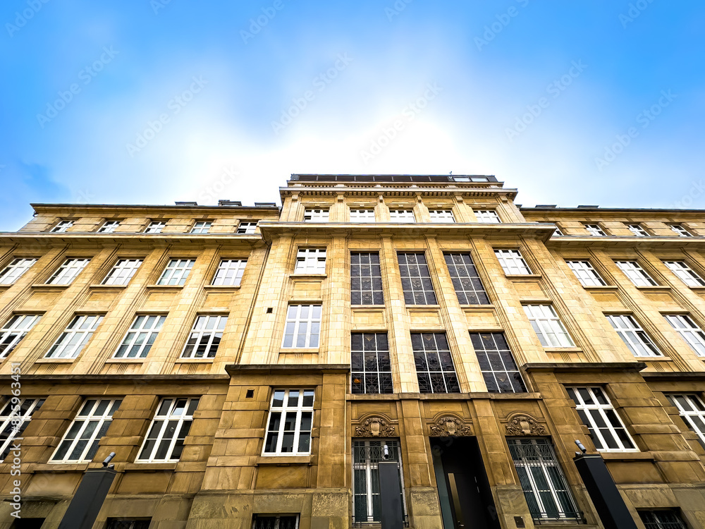 Obraz premium Street view of Esch-sur-Alzette, Luxembourg