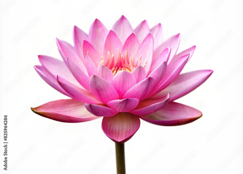lotus flower isolated on white background,generative ai lotus flower isolated on white background,generative ai