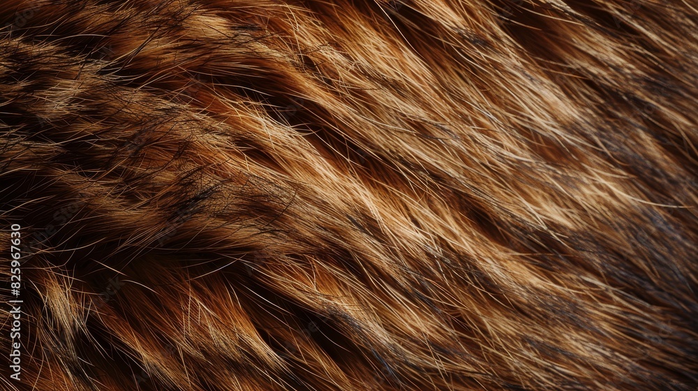 Elegant shot of deer fur, soft and lustrous, isolated background, studio lighting highlighting each strand Elegant shot of deer fur, soft and lustrous, isolated background, studio lighting highlighting each strand