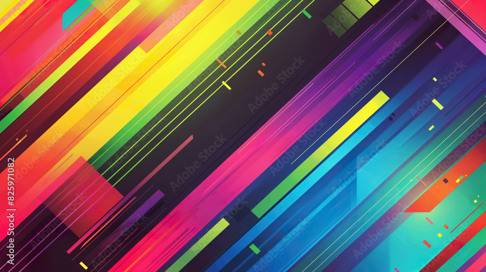 Abstract Colorful Diagonal Stripes with Gradient Effects Background Abstract Colorful Diagonal Stripes with Gradient Effects Background