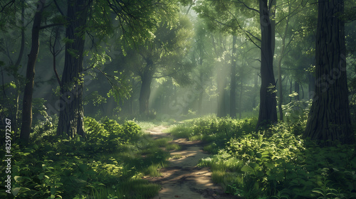 Peaceful Forest Path