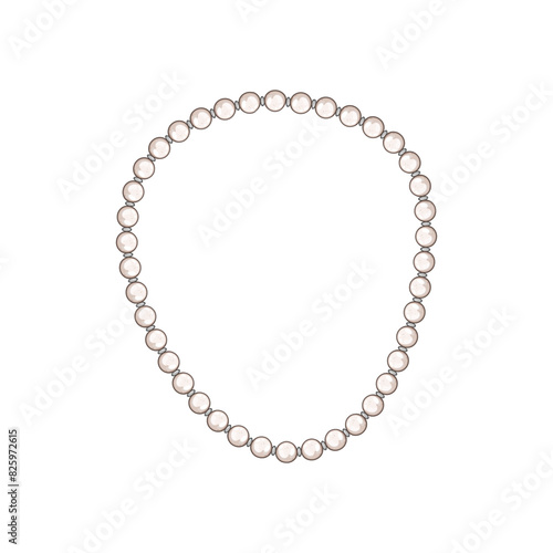 accessories beads necklace cartoon. beautiful jewellery, accessory fat, hand tuesday accessories beads necklace sign. isolated symbol vector illustration