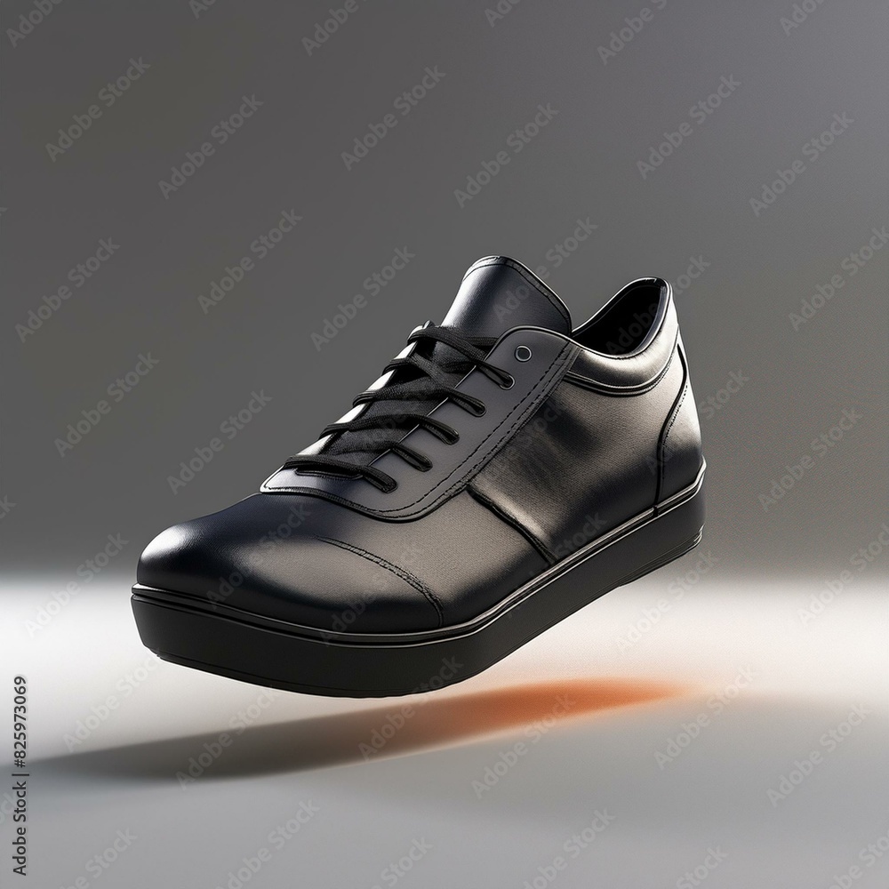 pair of black shoes new style fashion ai generative pair of black shoes new style fashion ai generative