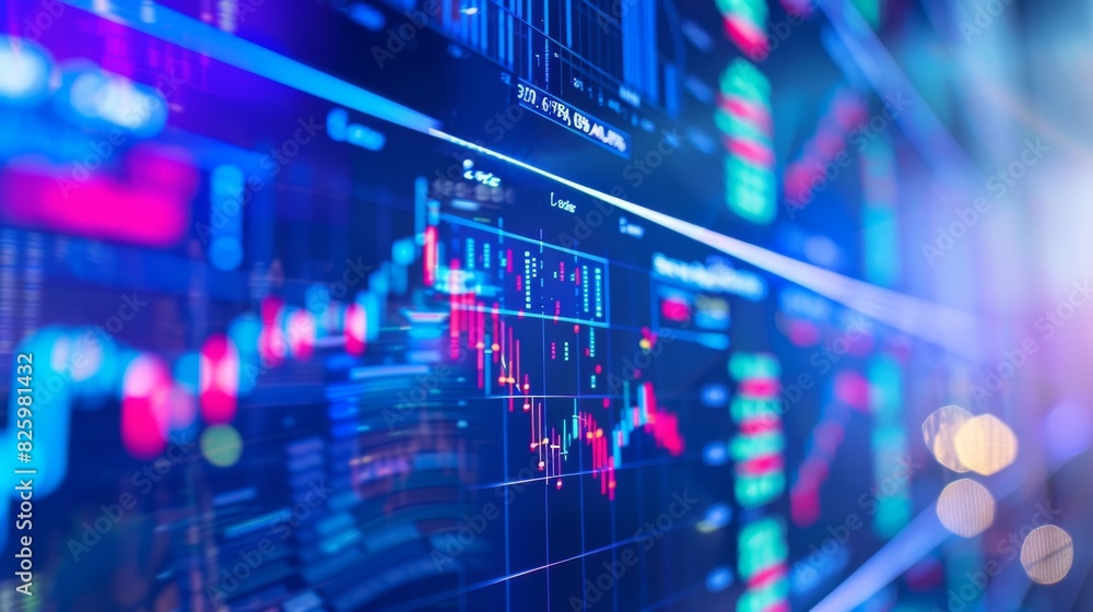 computer screen showing a stock trading platform or investment portfolio management software computer screen showing a stock trading platform or investment portfolio management software