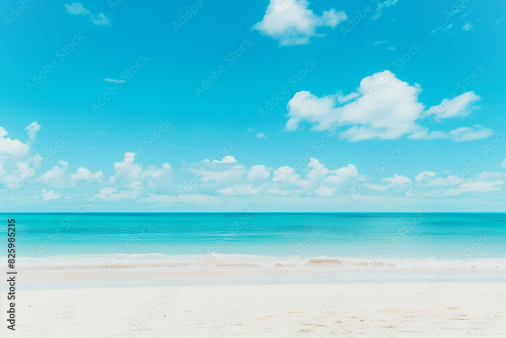 custom made wallpaper toronto digitalSunny Beach with Blue Sky and Ocean View