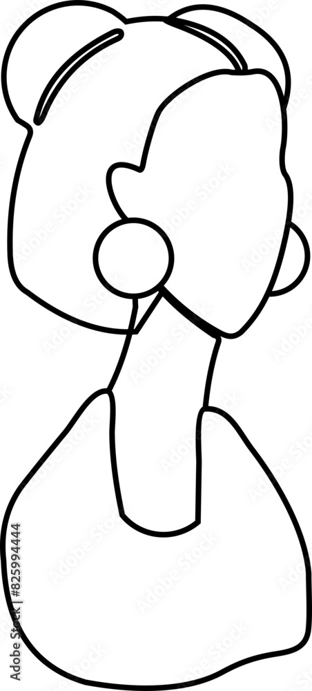 Woman Outline Style Woman Outline Style