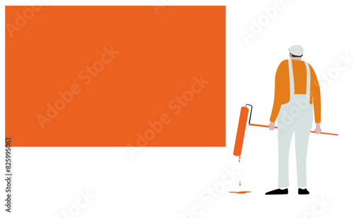 Pintor naranja 02