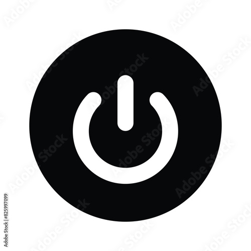Check this cute icon of power off, trendy vector of power button