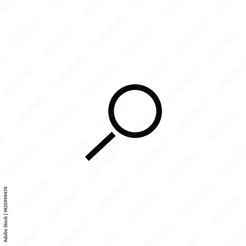 Simple search icon. Vector Illustration Simple search icon. Vector Illustration