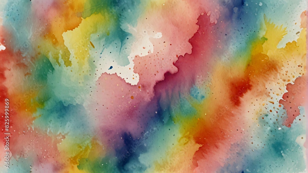 A colorful watercolor splash on a white background, for use as a background image or design element.