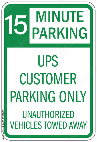 Store parking sign ups customer parking only