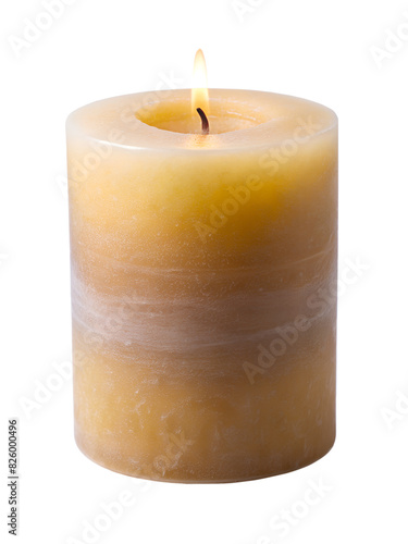 candle isolated on background