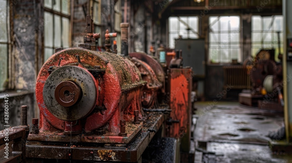 Despite its age the oil can is still used to keep modern machinery in top working condition.