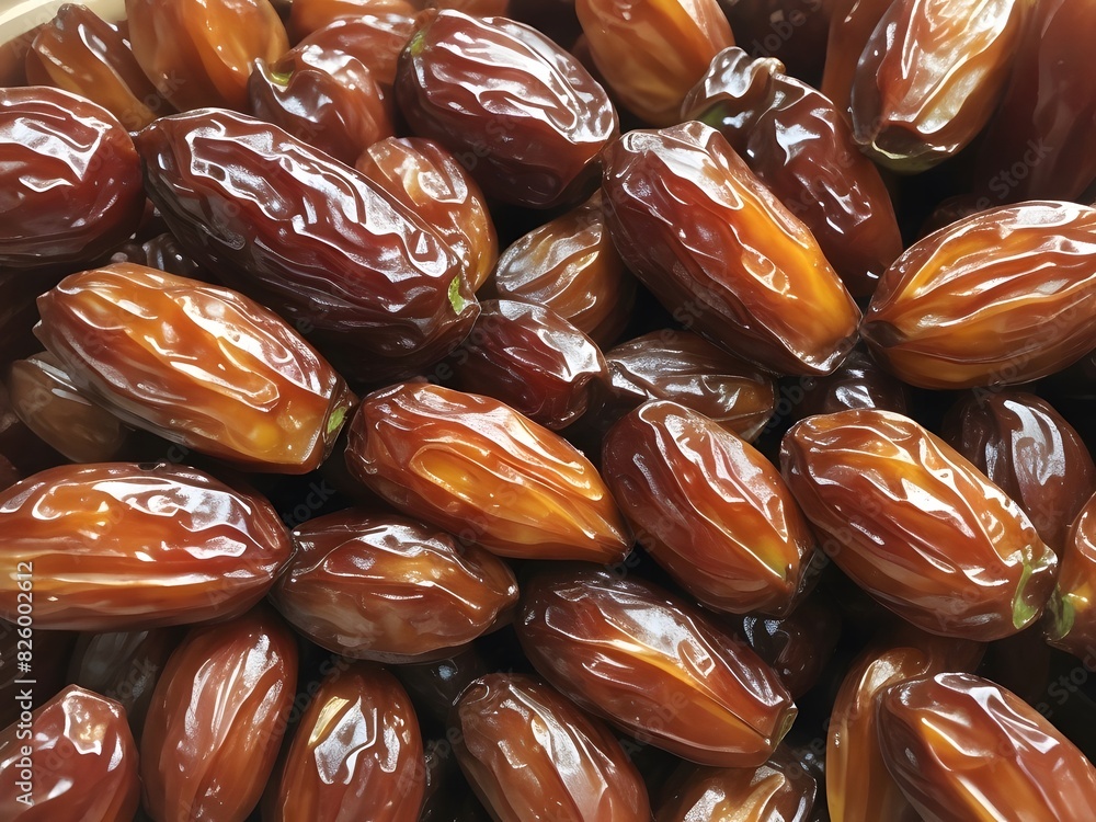 dates close up. date palm background. Date palm on a traditional craftsman market.Horizontal image. dates close up. date palm background. Date palm on a traditional craftsman market.Horizontal image.