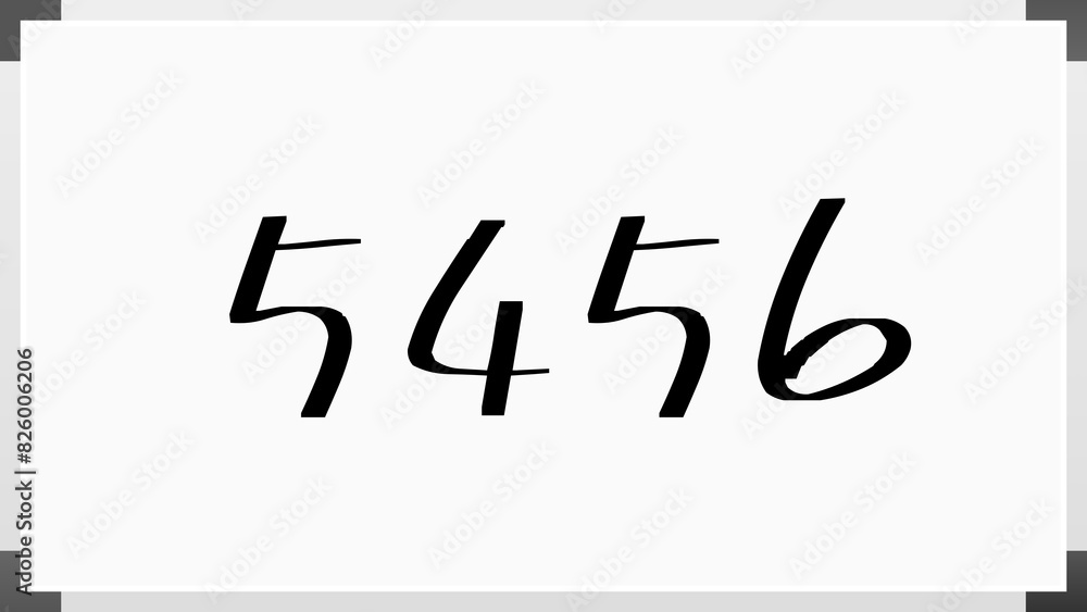 5456年のホワイトボード風イラスト 5456年のホワイトボード風イラスト