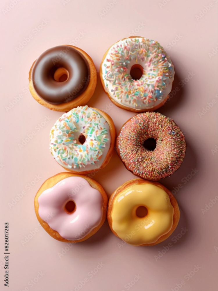 Distinctive fluffy carefully hand-crafted artisan donuts Distinctive fluffy carefully hand-crafted artisan donuts