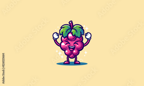 character grape cry vector flat design