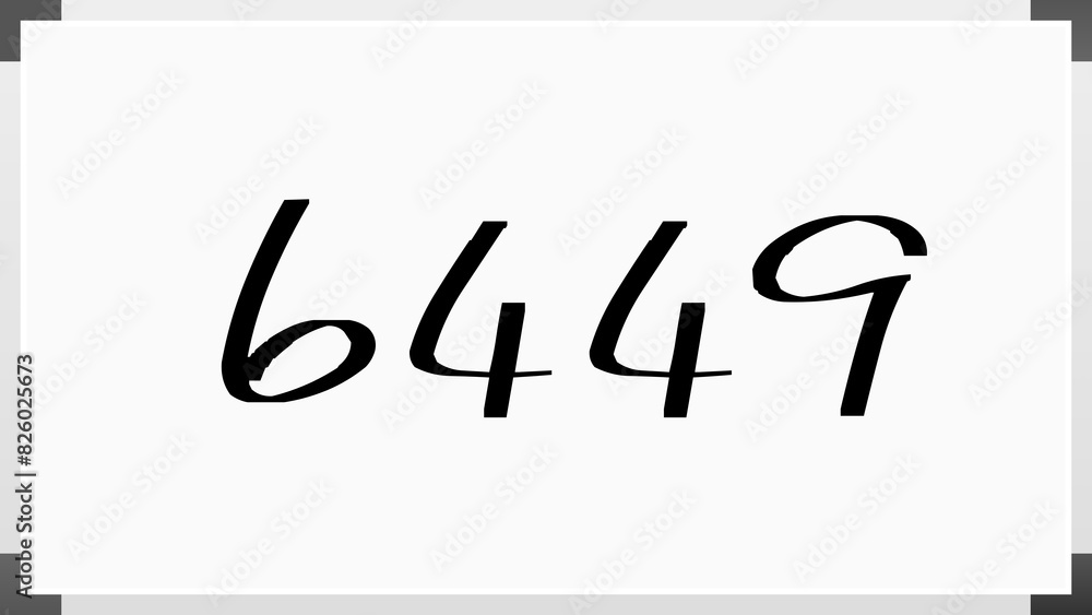 6449年のホワイトボード風イラスト 6449年のホワイトボード風イラスト
