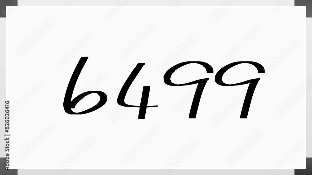 6499年のホワイトボード風イラスト 6499年のホワイトボード風イラスト