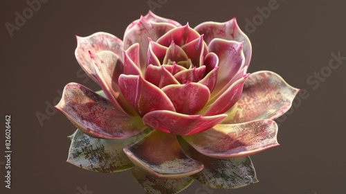 Big succulent plant s rose photo