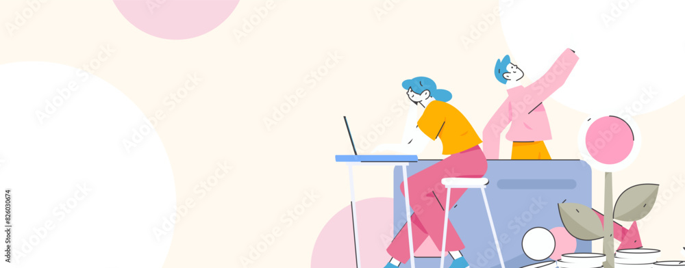 Internet financial management investment flat vector concept operation hand drawn illustration
Internet financial management investment flat vector concept operation hand drawn illustration