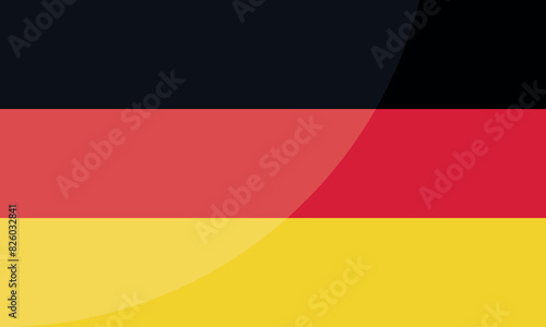 Germany National Flag for background, backdrop. Vector illustration © VH