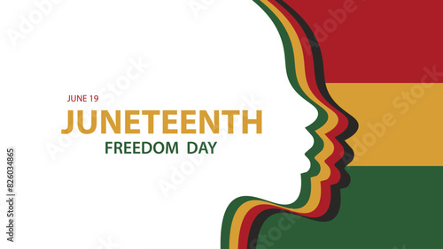 Juneteenth Background design,Juneteenth Freedom Day Abstract Background, Banner, Poster, Greeting Card.