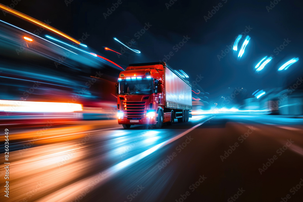 Urban Velocity: Nighttime Trucking Urban Velocity: Nighttime Trucking