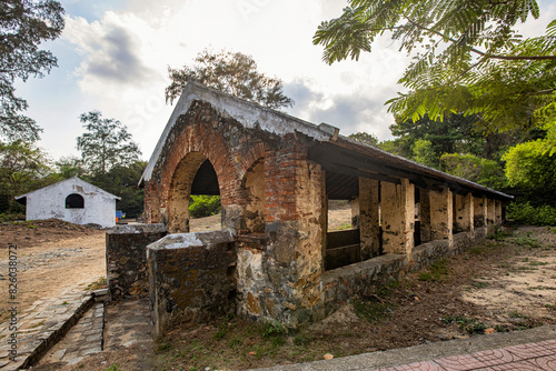 Chuong Bo prison,Famous historical relics on Con Dao island, Ba Ria Vung Tau, Vietnam photo