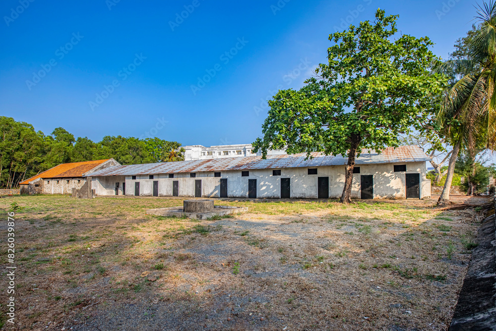 Chuong Bo prison,Famous historical relics on Con Dao island, Ba Ria Vung Tau, Vietnam Chuong Bo prison,Famous historical relics on Con Dao island, Ba Ria Vung Tau, Vietnam