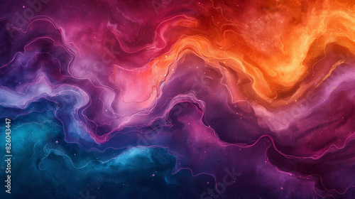 a close up of a colorful background with a swirl of liquid