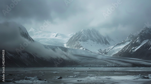 large glacier photo