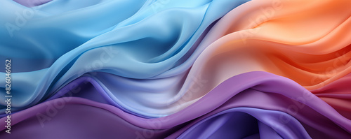 a close up of a colorful fabric with a very large amount of colors photo