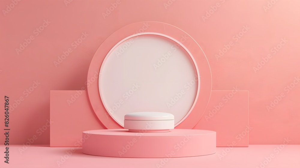 Cylinder podium red pastel background mockup, Realistic minimal wall scene. 3D product display stage geometric style, serving backdrop. abstract, luxury pedestal lifestyle, geometric, showcases Cylinder podium red pastel background mockup, Realistic minimal wall scene. 3D product display stage geometric style, serving backdrop. abstract, luxury pedestal lifestyle, geometric, showcases