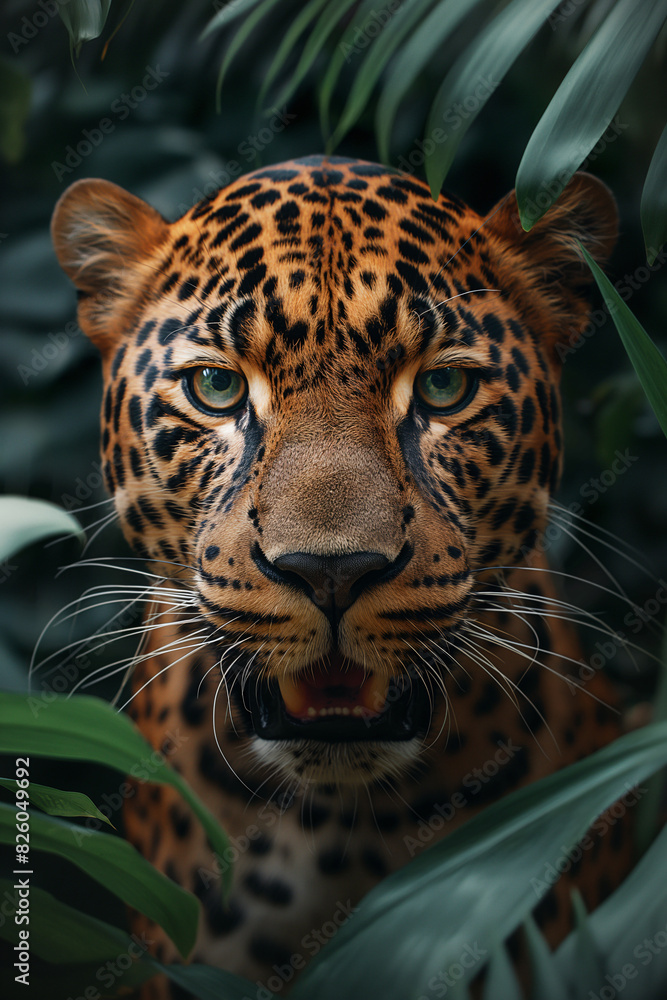 close up portrait of a leopard close up portrait of a leopard