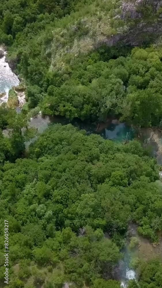 Aerial view of beautiful Croatia landscape Aerial view of beautiful Croatia landscape