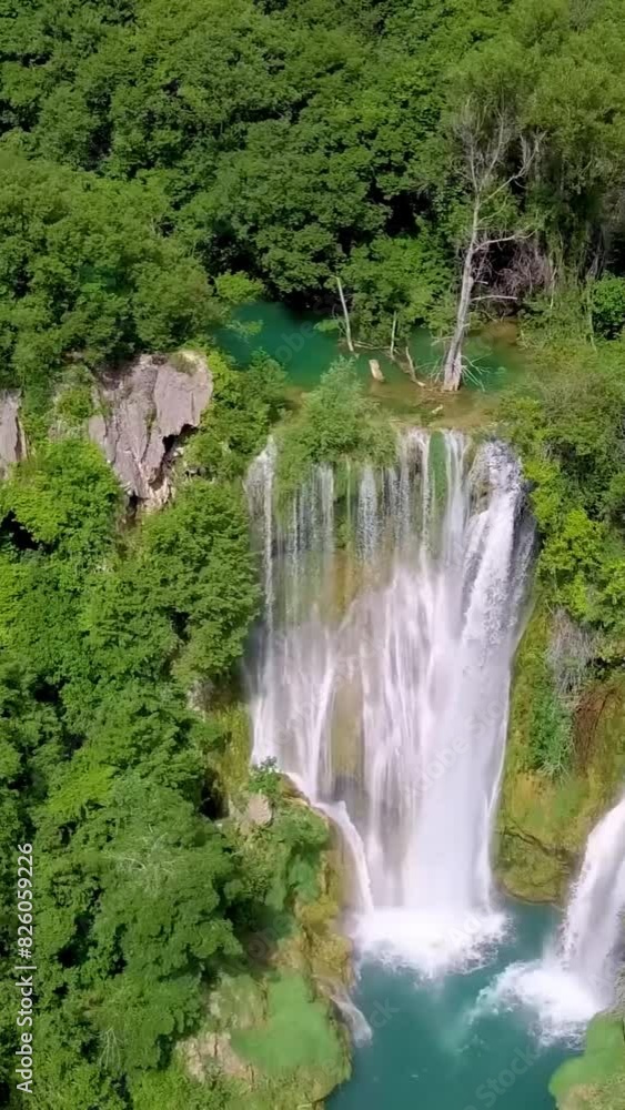 Aerial view of beautiful Croatia landscape Aerial view of beautiful Croatia landscape