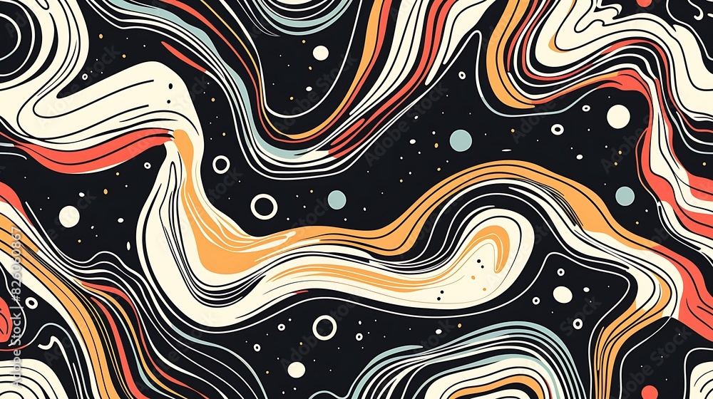 Playful Squiggly Lines Seamless Pattern Background | Abstract Art Doodles with Immersive Design Playful Squiggly Lines Seamless Pattern Background | Abstract Art Doodles with Immersive Design