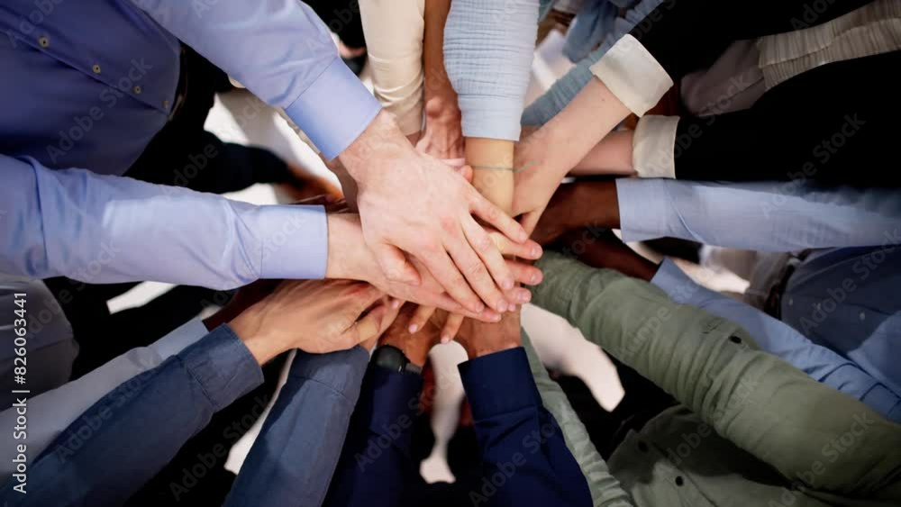 Diverse Multicultural Hand Stack In Circle Diverse Multicultural Hand Stack In Circle