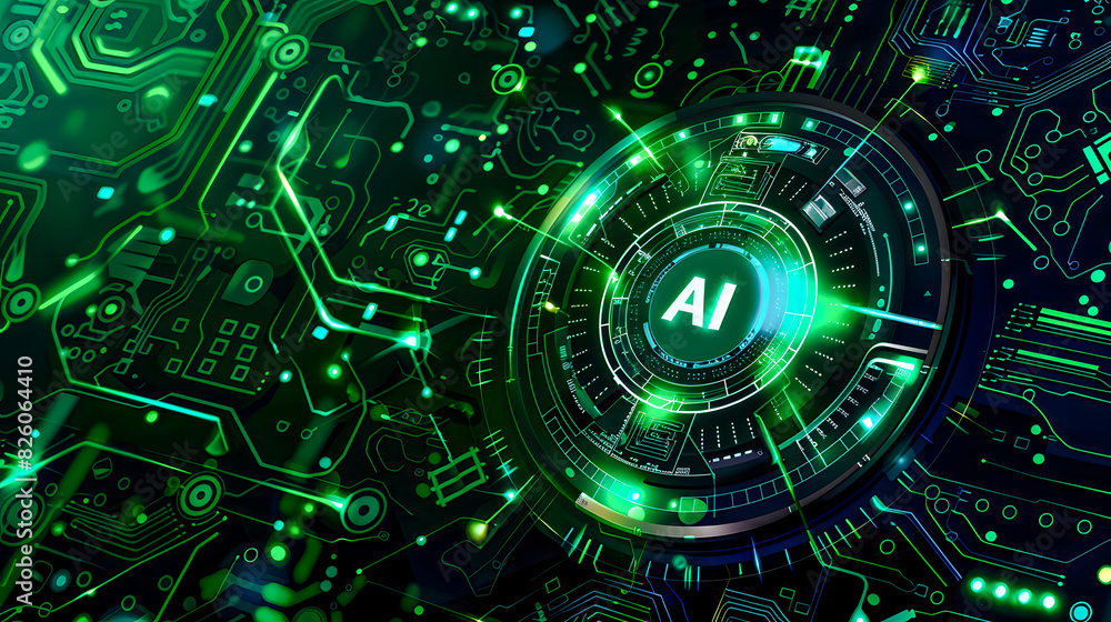 Symbol Image Futuristic Digital Network AI Artificial Intelligence Logo in a Circuit Board Design Representing Advanced Technology and Innovation Wallpaper Digital Art Poster Brainstorming Map Magazin Symbol Image Futuristic Digital Network AI Artificial Intelligence Logo in a Circuit Board Design Representing Advanced Technology and Innovation Wallpaper Digital Art Poster Brainstorming Map Magazin