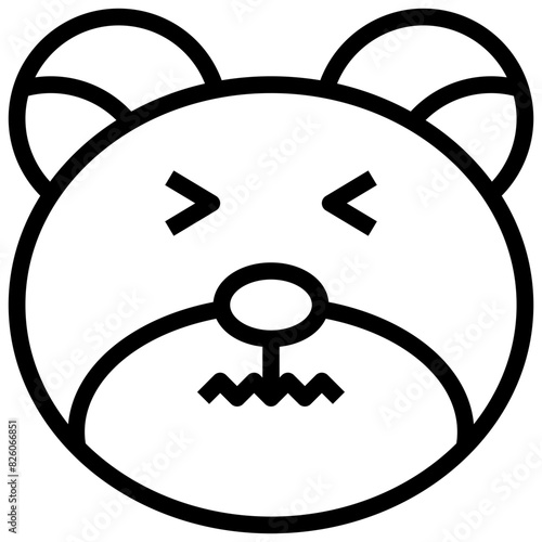 HURT,feelings,Bear,emotion,animal.svg