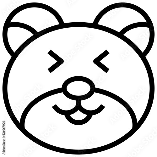 SMILE,feelings,Bear,emotion,animal.svg
