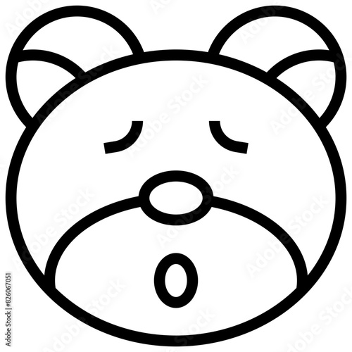 UNHAPPY,Bear,feelings,emotion,animal.svg