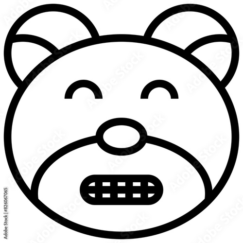 TEETH,feelings,emotion,animal,face.svg