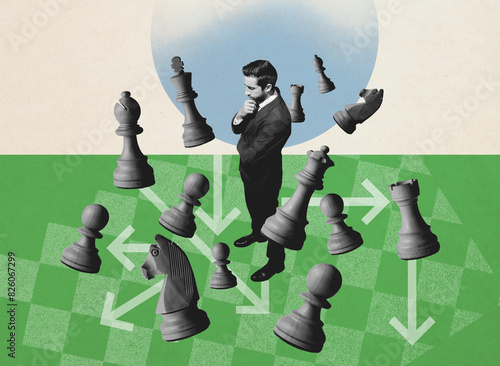 Chess game and business strategy design