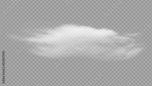 White vector cloudiness ,fog or smoke on dark checkered background. Cloudy sky or smog over the city.Vector illustration.. Stock royalty free vector illustration. PNG